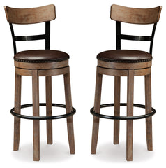 Pinnadel Bar Height Bar Stool (Set of 2)