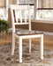 Whitesburg Dining Table and 6 Chairs with Server