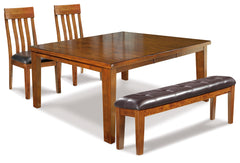 Ralene Dining Table and 2 Chairs and Bench