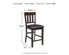 Haddigan Counter Height Bar Stool (Set of 2)