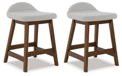 Lyncott Counter Height Bar Stool (Set of 2)