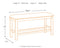 Moriville Counter Height Dining Bench