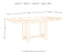 Moriville Counter Height Dining Extension Table