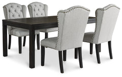 Jeanette Dining Table with 4 Chairs