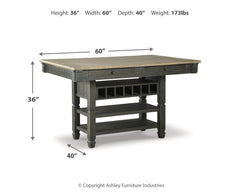 Tyler Creek Counter Height Dining Table with 4 Barstools