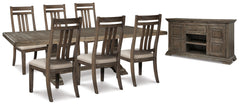 Wyndahl Dining Table and 6 Chairs with Server