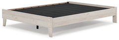 Socalle Queen Platform Bed and Nightstand