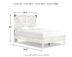 Shawburn Full Crossbuck Panel Platform Bed