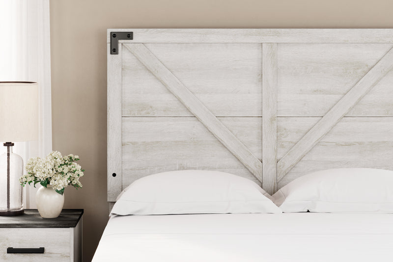 White farmhouse headboard queen deals