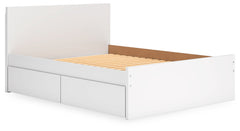 Onita Queen Panel Platform Bed with 1 Side Storage