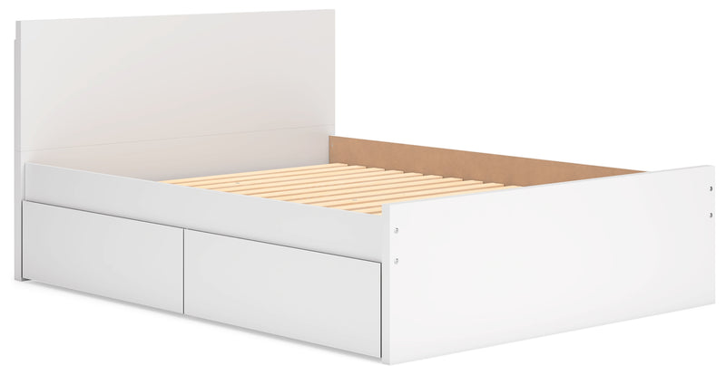 Onita Queen Panel Platform Bed with 2 Side Storage
