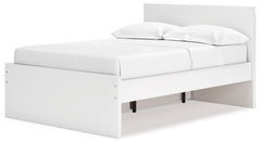 Onita Full Panel Platform Bed with 1 Side Storage
