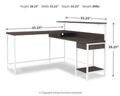 Dorrinson Home Office L-Desk with Storage