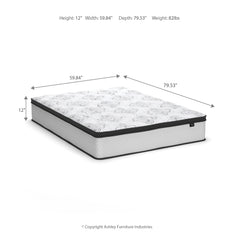 Chime 12 Inch Hybrid California King Mattress in a Box