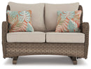 Clear Ridge Glider Loveseat with Cushion