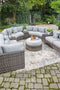 Harbor Court 9-Piece Outdoor Sectional with Ottoman