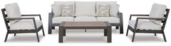 Tropicava Outdoor Sofa, 2 Lounge Chairs and Coffee Table