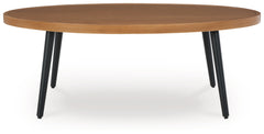 Horizon Hall Outdoor Sofa, 2 Lounge Chairs, Ottoman and Coffee Table