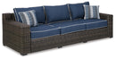 Grasson Lane Outdoor Sofa, 2 Lounge Chairs and Coffee Table