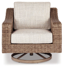 Beachcroft Outdoor Swivel Lounge with Cushion