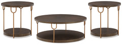 Brazburn Coffee Table and 2 End Tables