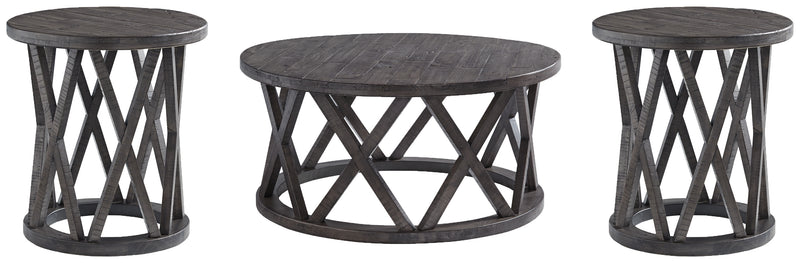 Sharzane Coffee Table and 2 End Tables