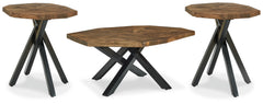 Haileeton Coffee Table and 2 End Tables