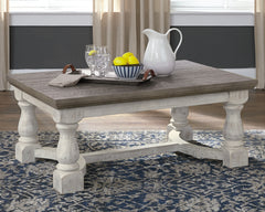 Havalance Coffee Table and 2 End Tables