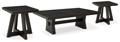 Galliden Coffee Table and 2 End Tables