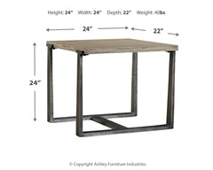 Dalenville Coffee Table and 2 End Tables