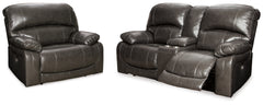 Hallstrung Power Reclining Loveseat and Power Recliner