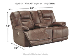 Wurstrow Power Reclining Sofa, Loveseat and Recliner