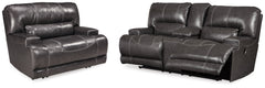 McCaskill Power Reclining Loveseat and Oversized Recliner