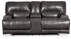 McCaskill Reclining Sofa and Loveseat with Power Recliner