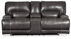 McCaskill Power Reclining Loveseat and Oversized Recliner