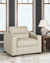 Treasure Trove - Chair And A Half - Leather Match - Almond