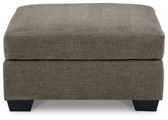 Mahoney - Oversized Accent Ottoman - Chocolate