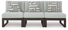 Beachloft - 3-Piece Outdoor Sectional - Black / Gray