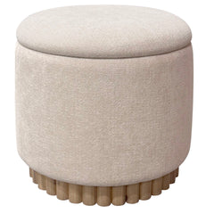 Sadie - Round Storage Ottoman