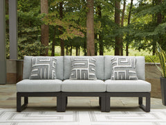 Beachloft - 3-Piece Outdoor Sectional - Black / Gray