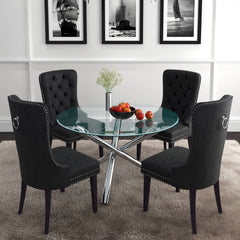Solara II - Dining Table - Chrome