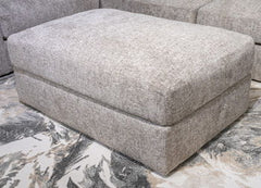 Nexora-Court - Oversized Accent Ottoman - Burlap
