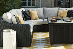 Beachcroft - 3-Piece Outdoor Sectional - Black