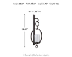 Ogaleesha - Wall Sconce - Brown