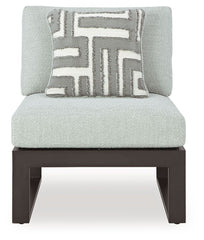 Beachloft - 6-Piece Outdoor Sectional - Black / Gray