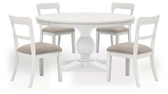 Greddinton - Round Dining Table Set