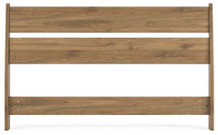 Deanlow - Full Panel Headboard - Honey