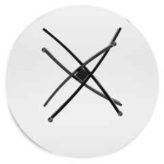 Pharwynn - Round Dining Room Table - Black