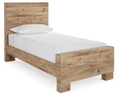 Hyanna - Twin Panel Bed - Tan Brown - Wood