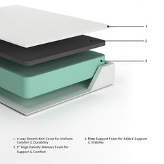 Chime 12 Inch Memory Foam - Memory Foam Mattress